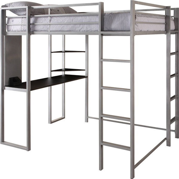 Dhp Abode Full Size Loft Bed Review, Dhp Twin Metal Loft Bed Instructions